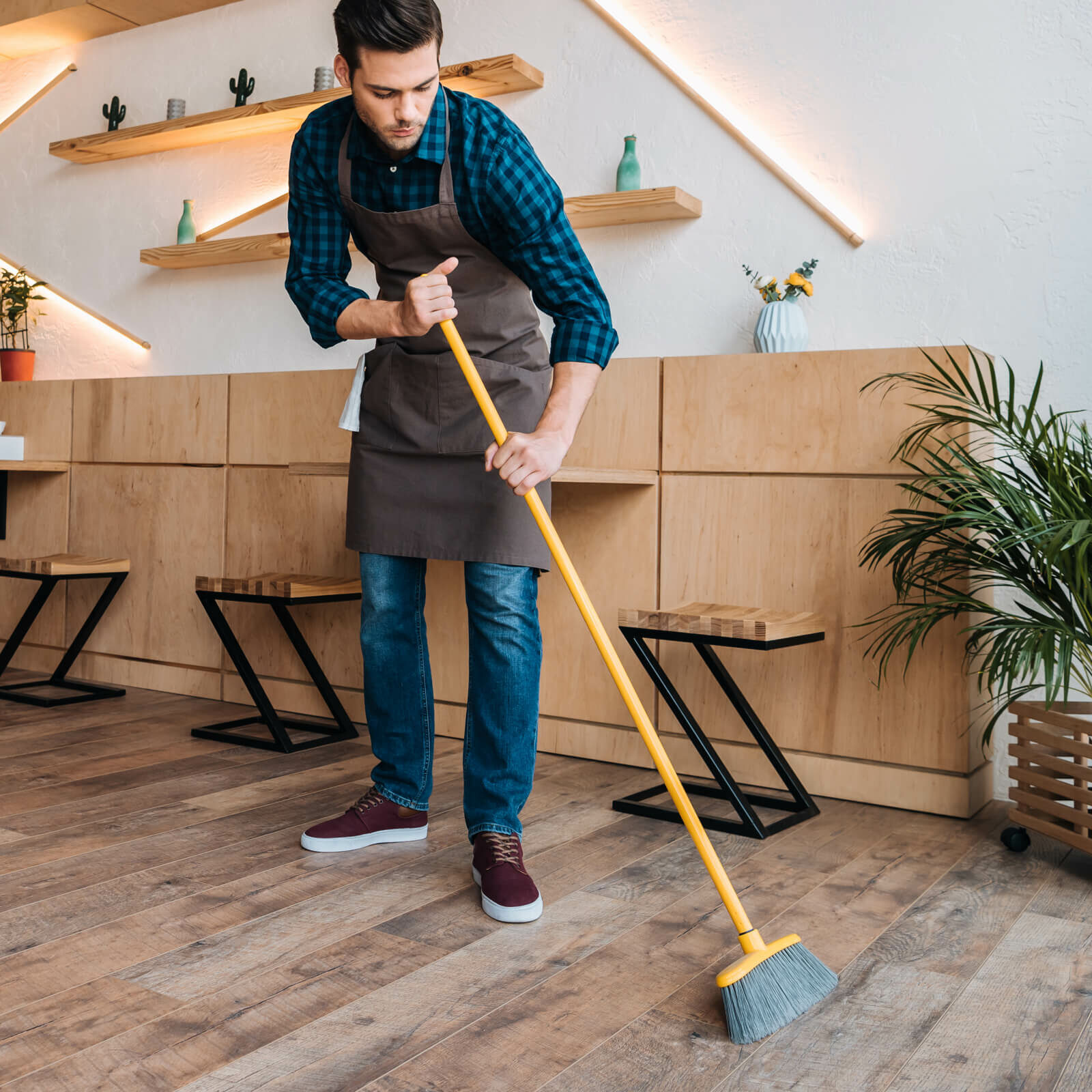 sweeping harwood | Tish flooring